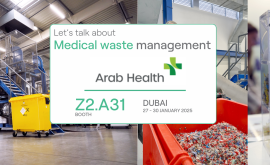 Ecosteryl at Arab Health 2025. Machines of disinfection and sorting of biomedical waste around the world